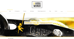 Desktop Screenshot of dehoogwerker.nl